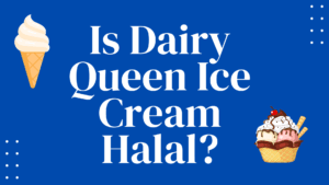 Is Dairy Queen Ice Cream Halal?